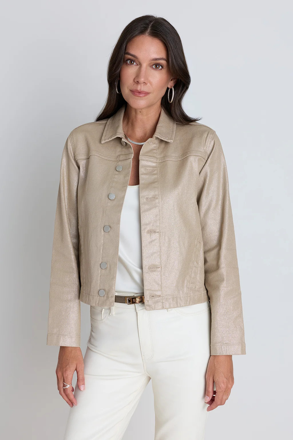 Joelle Jean Jacket - Champagne | The Noli Shop