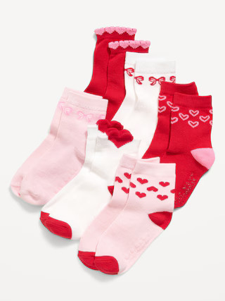 Valentine's Crew Socks 6-Pack for Toddler & Baby | Old Navy (US)