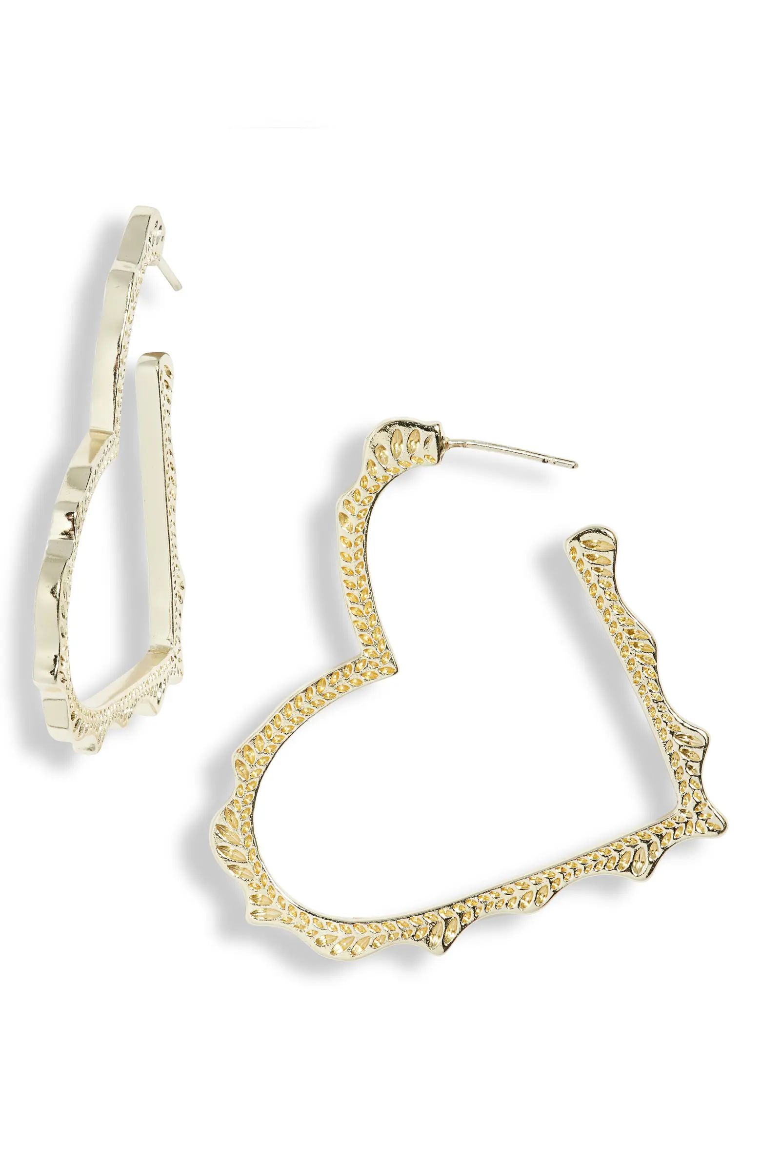 Sophee Heart Hoop Earrings | Nordstrom Rack