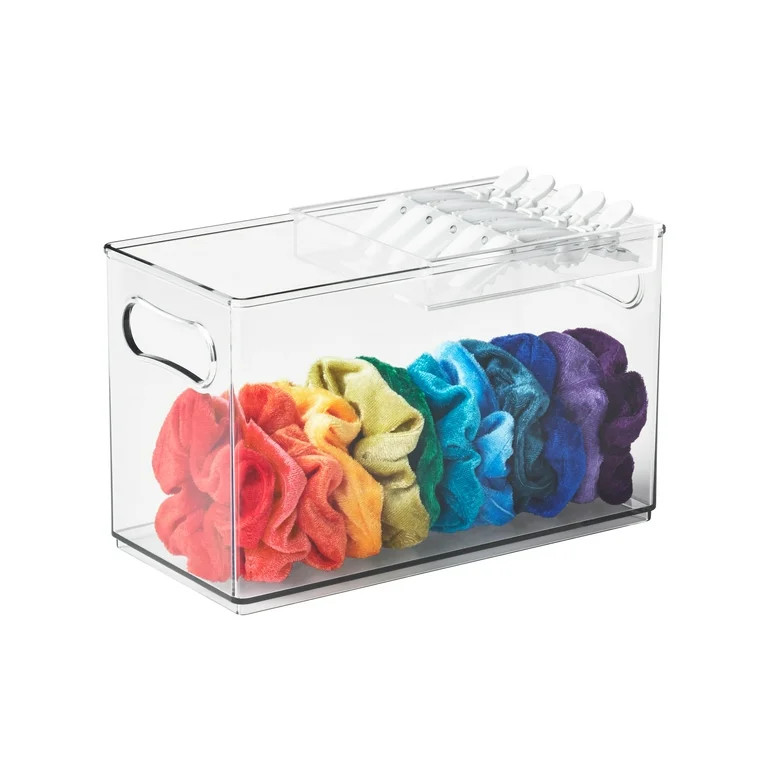 The Home Edit Narrow Bin with Slider Tray, Plastic Storage Bin, Clear | Walmart (US)