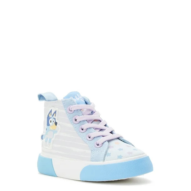 Bluey & Bingo Toddler Girl High Top Sneaker, Sizes 7-12 | Walmart (US)