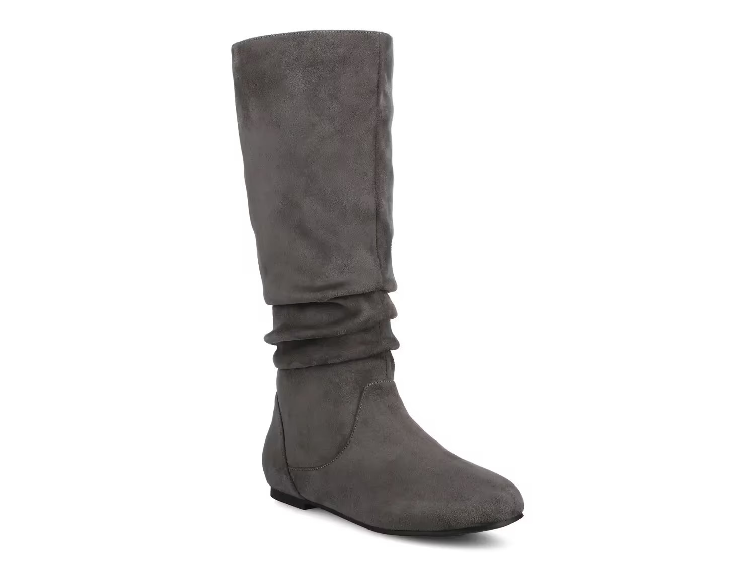 Journee Collection Jayne Boot | Women's | Nubuck Grey | Size 12 | Boots | Slouch | DSW
