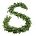 Sonoma Cypress Evergreen Artificial Christmas Garland, Green, 9', by Holiday Time - Walmart.com | Walmart (US)