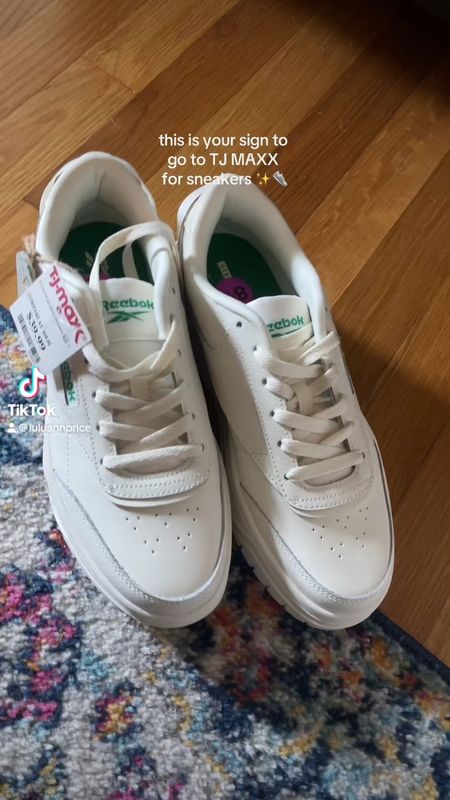 Tj Maxx finds!
Reebok white chunky sneakers 

#LTKStyleTip #LTKFindsUnder50 #LTKSaleAlert