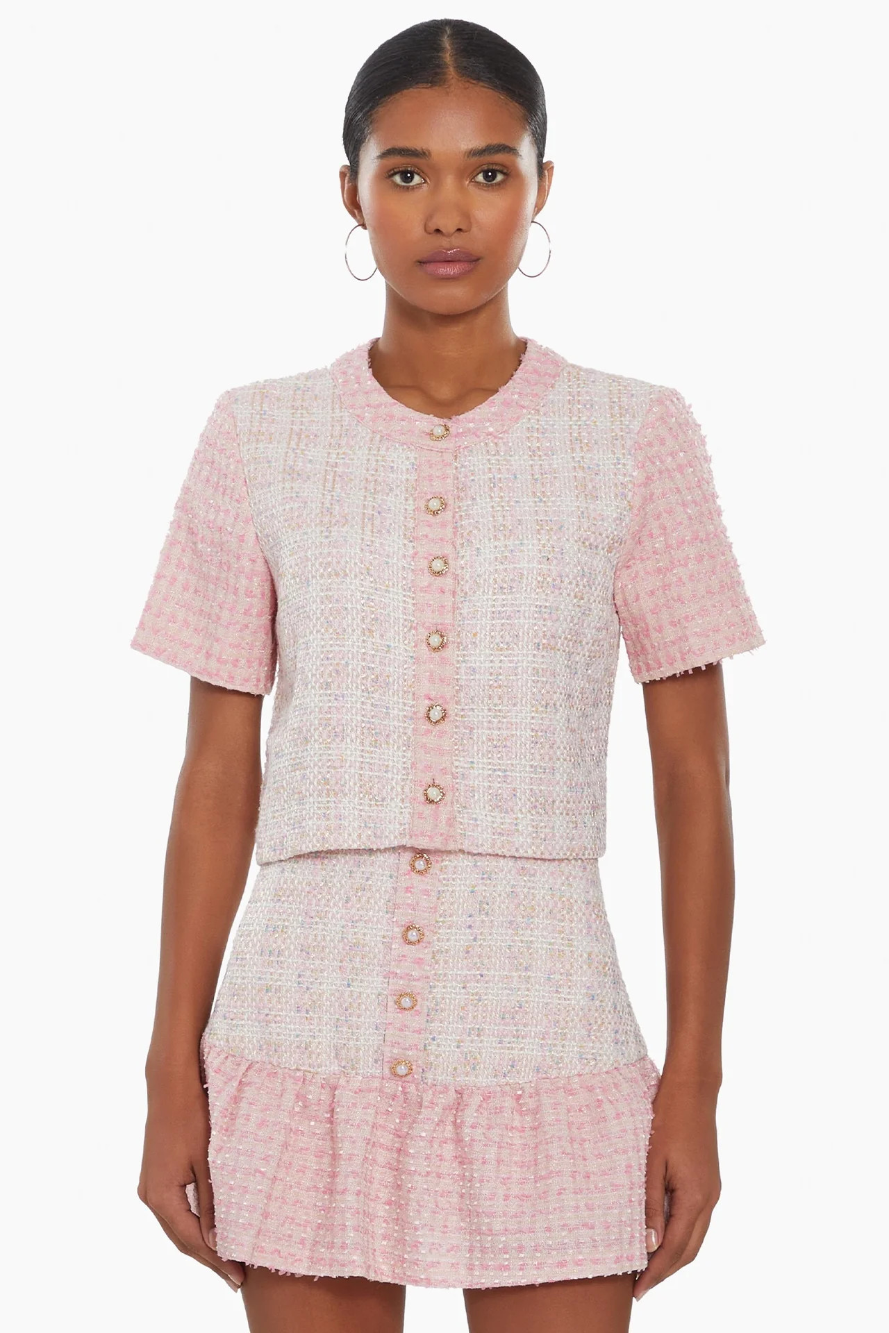 Braswell Top in Pennington Tweed | Amanda Uprichard