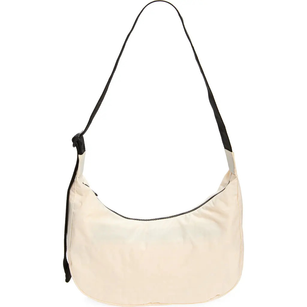Baggu Medium Crescent Nylon Shoulder Bag in Ivory at Nordstrom Rack | Nordstrom Rack