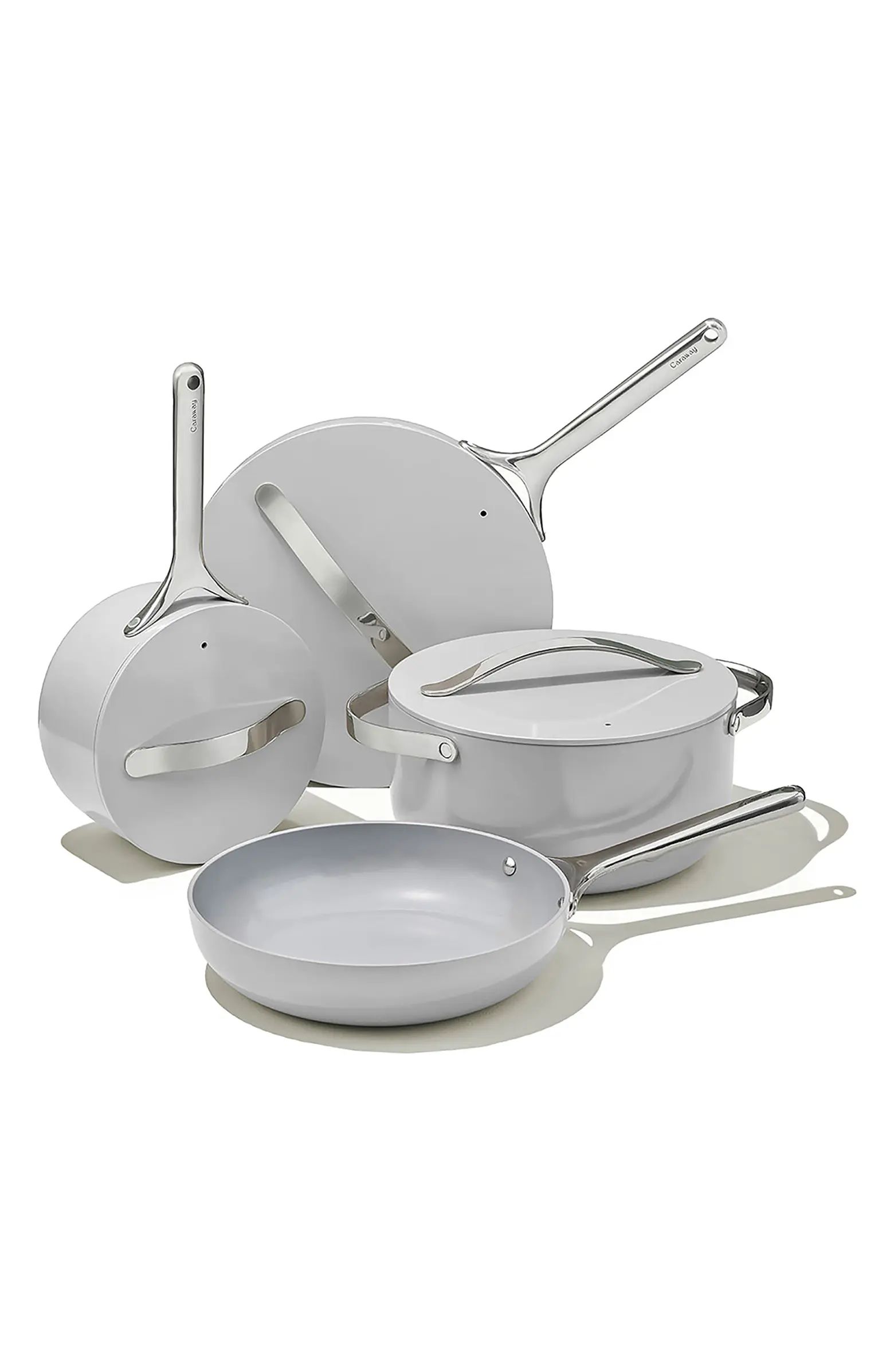 CARAWAY Non-Toxic Ceramic Non-Stick 7-Piece Cookware Set with Lid Storage | Nordstrom | Nordstrom