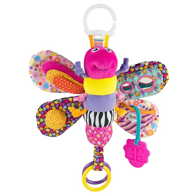 Lamaze Clip On Car Seat and Stroller Toy - Fifi the Firefly - Crinkle Car Seat Toys and Stroller ... | Amazon (US)