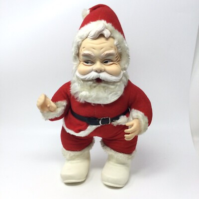 Rushton Company Coca Cola Bottle Santa Claus White Boots 15" Tall | eBay US