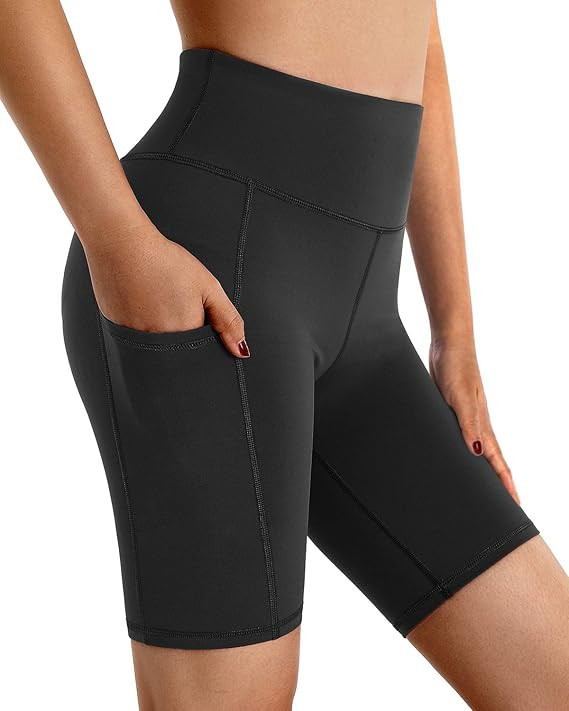 G4Free Biker Shorts for Women High Waist Yoga Shorts with Pockets Workout Running Athletic Shorts... | Amazon (US)