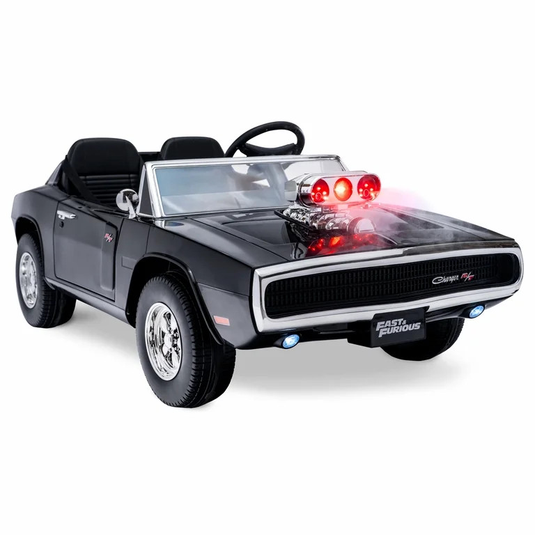 Fast & Furious Dodge Charger 12V Kids Ride on Car by Hyper Toy Company, Battery Powered Electric ... | Walmart (US)