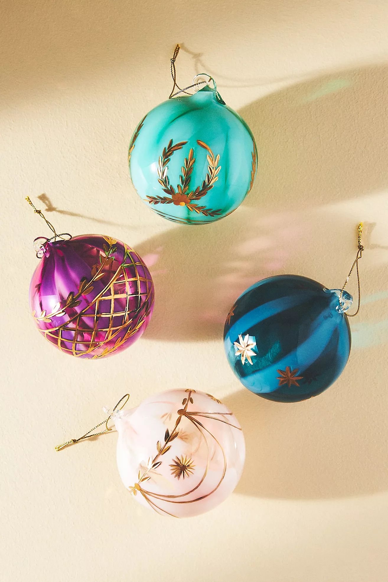 Etched Glass Bulb Ornament | Anthropologie (US)
