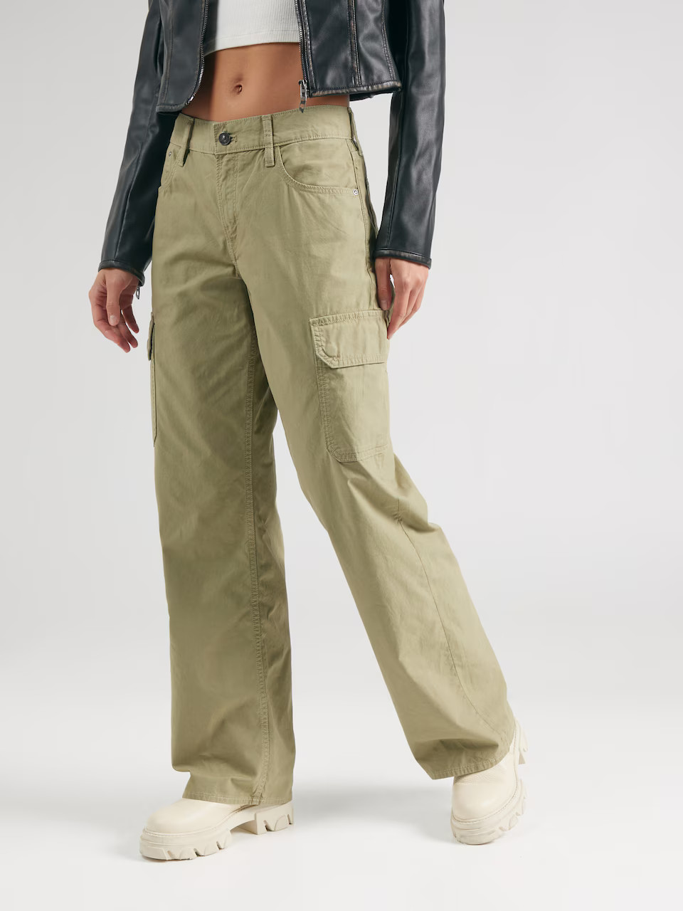 G-STAR Loosefit Cargobroek 'Judee' in Olijfgroen | ABOUT YOU | ABOUT YOU NL