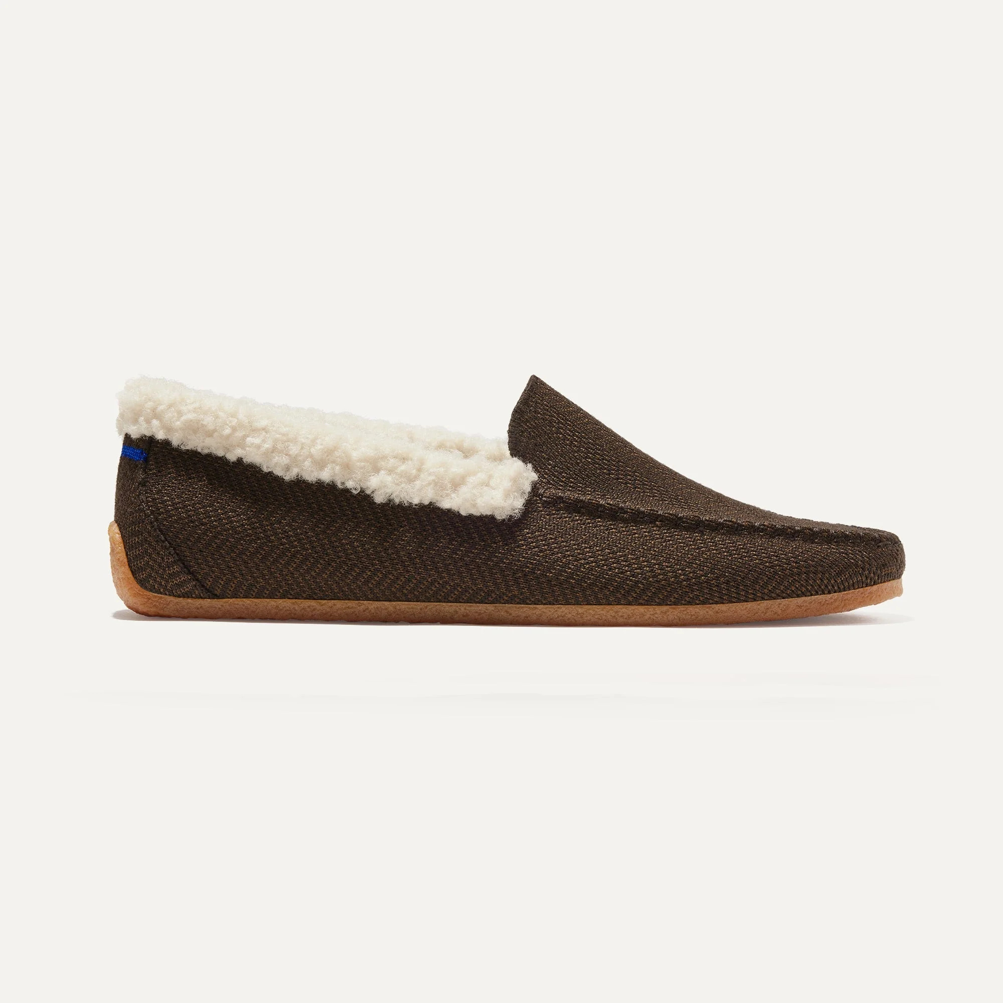 The Men's Slipper in Mahogany Herringbone | Rothy's | Rothy's