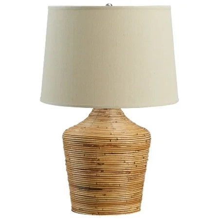 Signature Design by Ashley Kerrus Boho Rattan 26 Table Lamp Brown | Walmart (US)