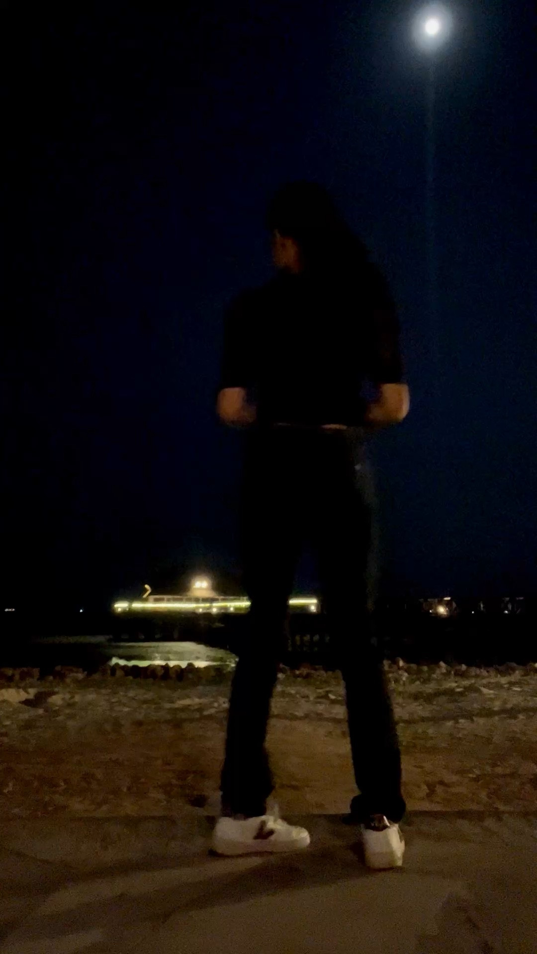 By the light of the silvery moon in Dar es Salaam, Tanzania. Blue jeans a puff sleeve shirt from Reformation and my trusty Veja sneakers  

#LTKShoeCrush #LTKTravel #LTKSeasonal