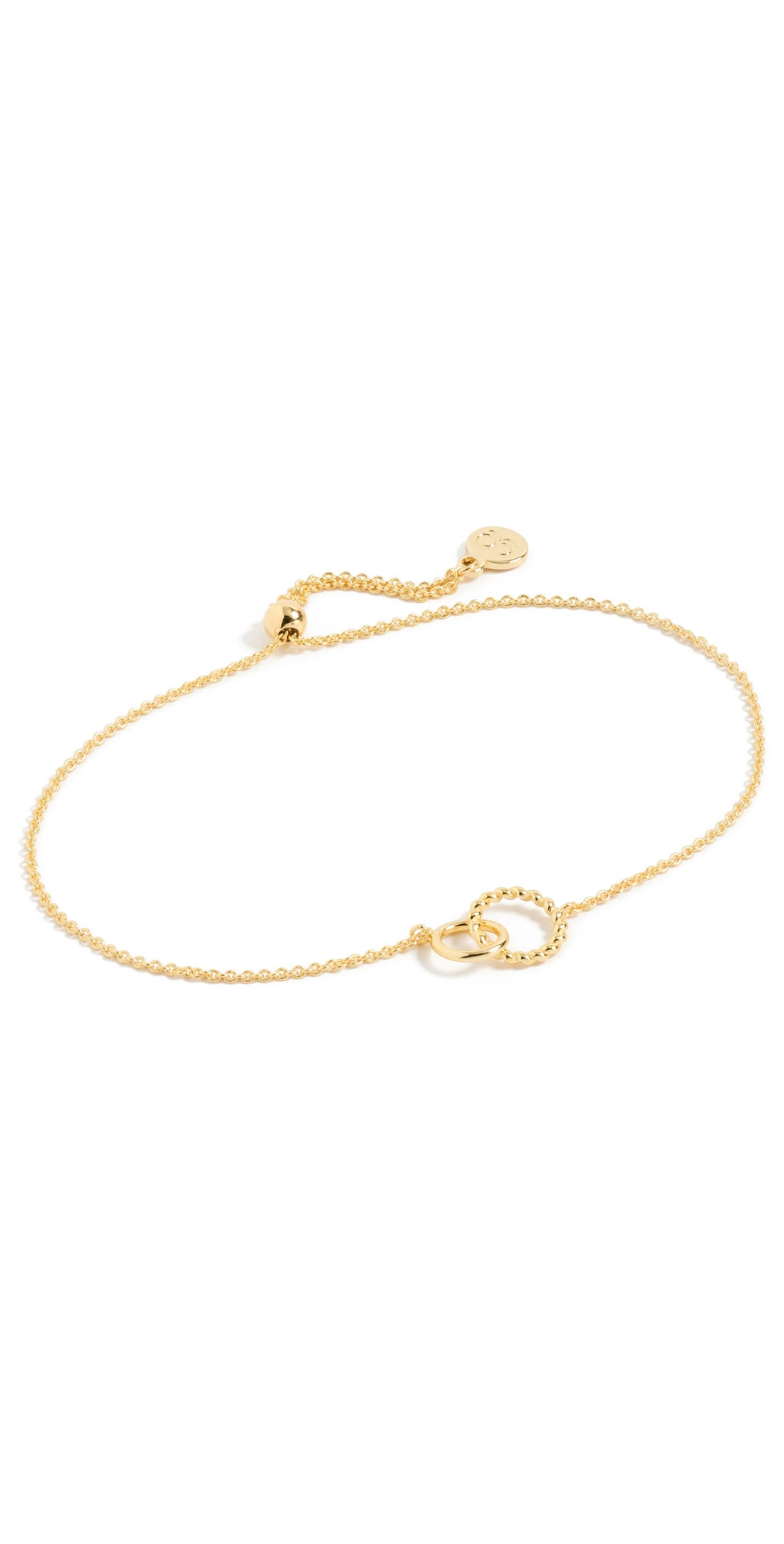 Gorjana Crew Charm Bracelet Gold One Size | Shopbop