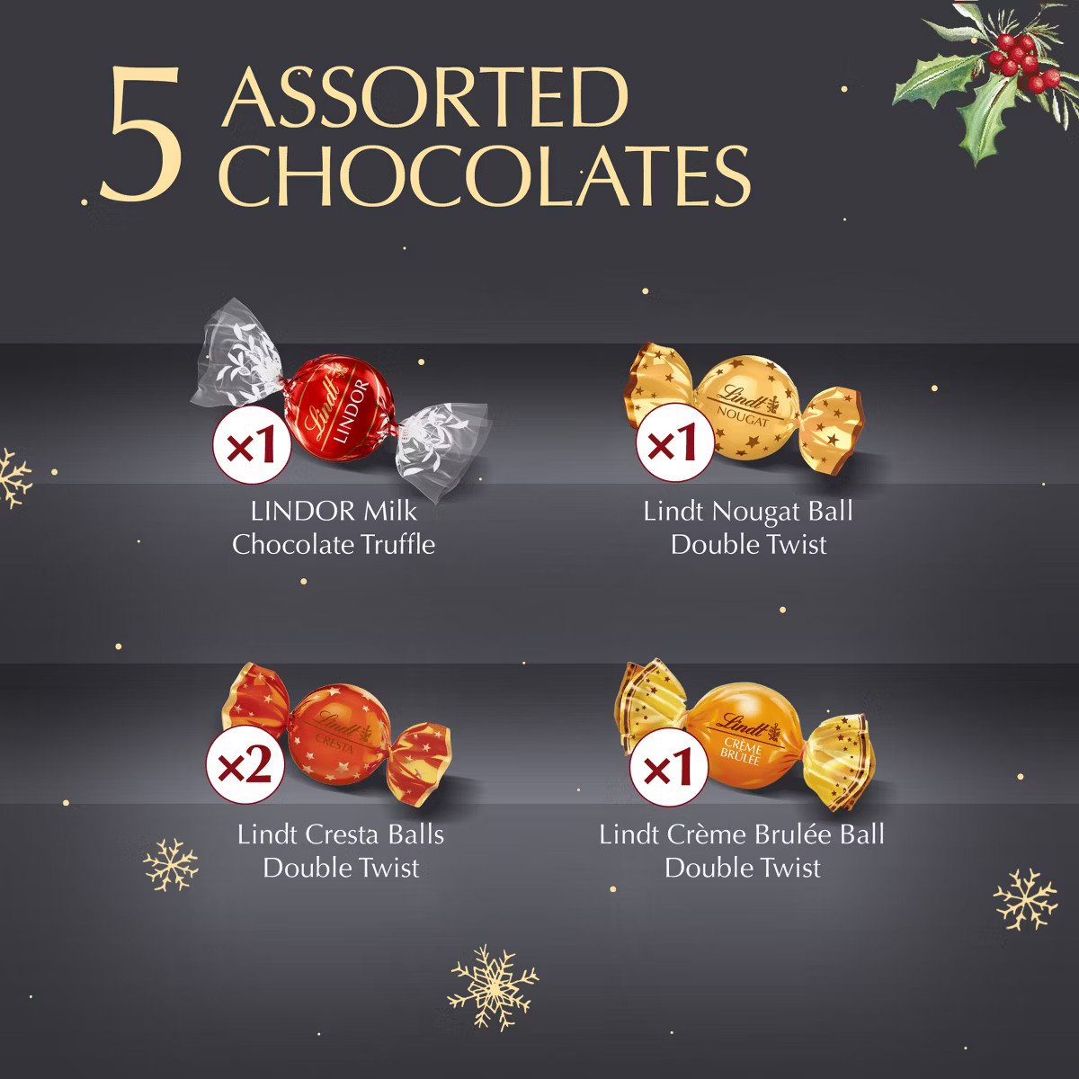 Lindt Calligraphy Holiday Cube - 2oz | Target