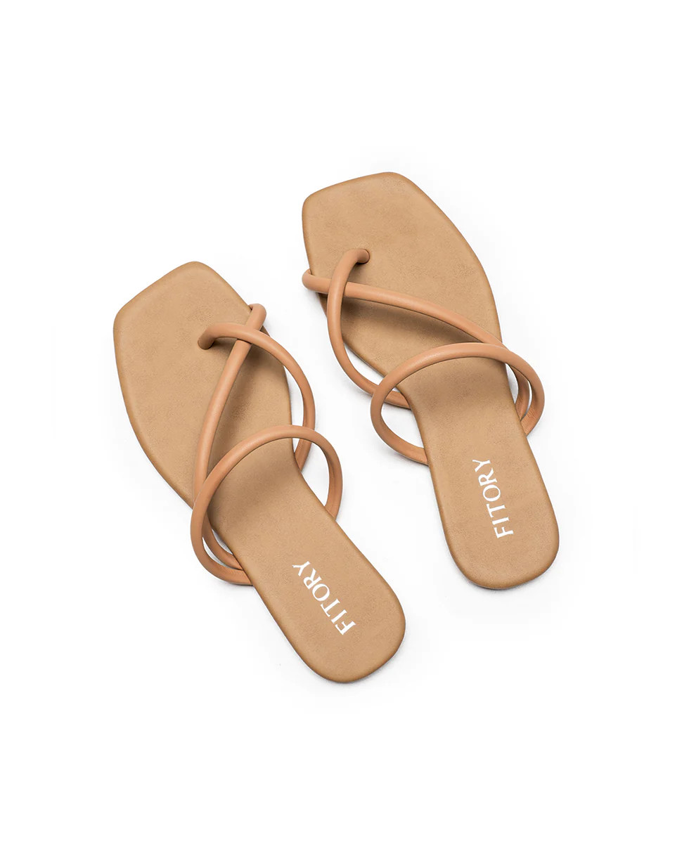 Alexis | Minimal Strap Slides | Fitory Footwear US
