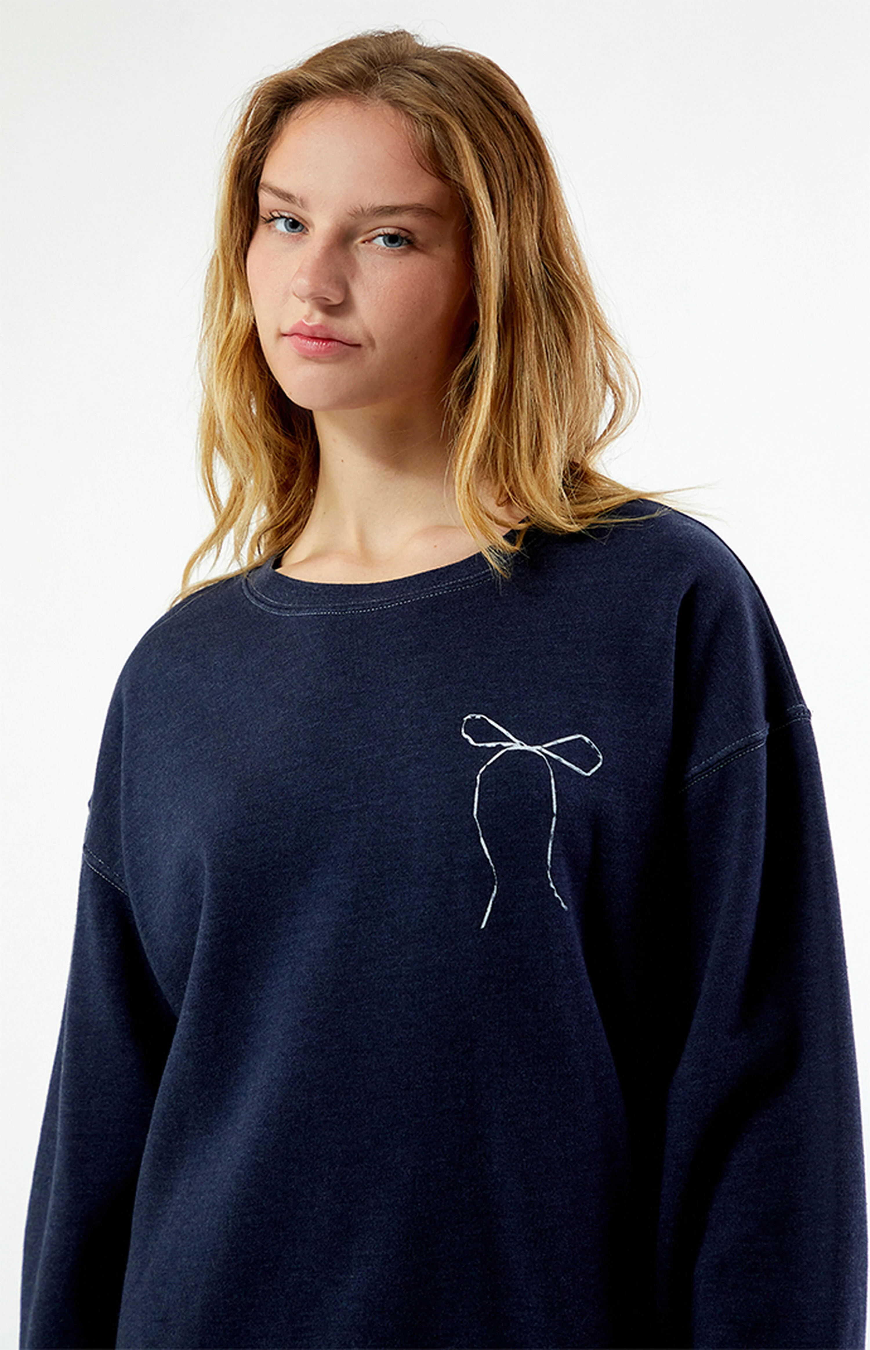 PS / LA Bow Crew Neck Sweatshirt | PacSun
