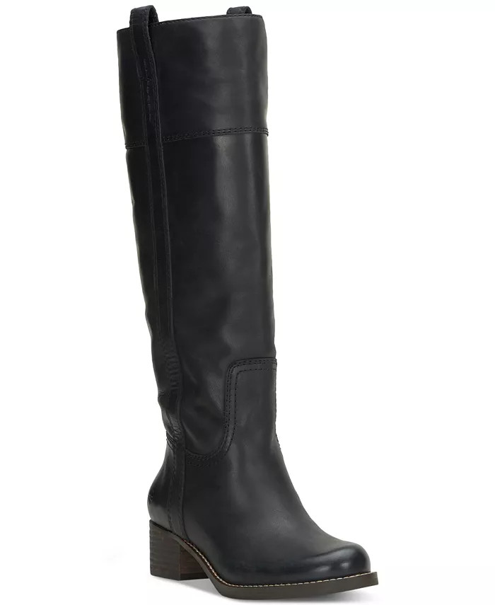 Lucky Brand Women's Hybiscus Knee-High Wide-Calf Riding Boots - Macy's | Macy's