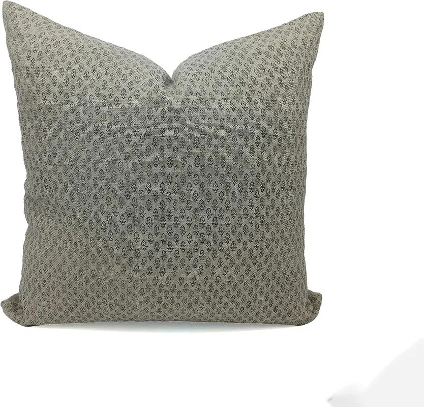 Floral Linen Indoor/Outdoor Pillow Cover | Wayfair North America