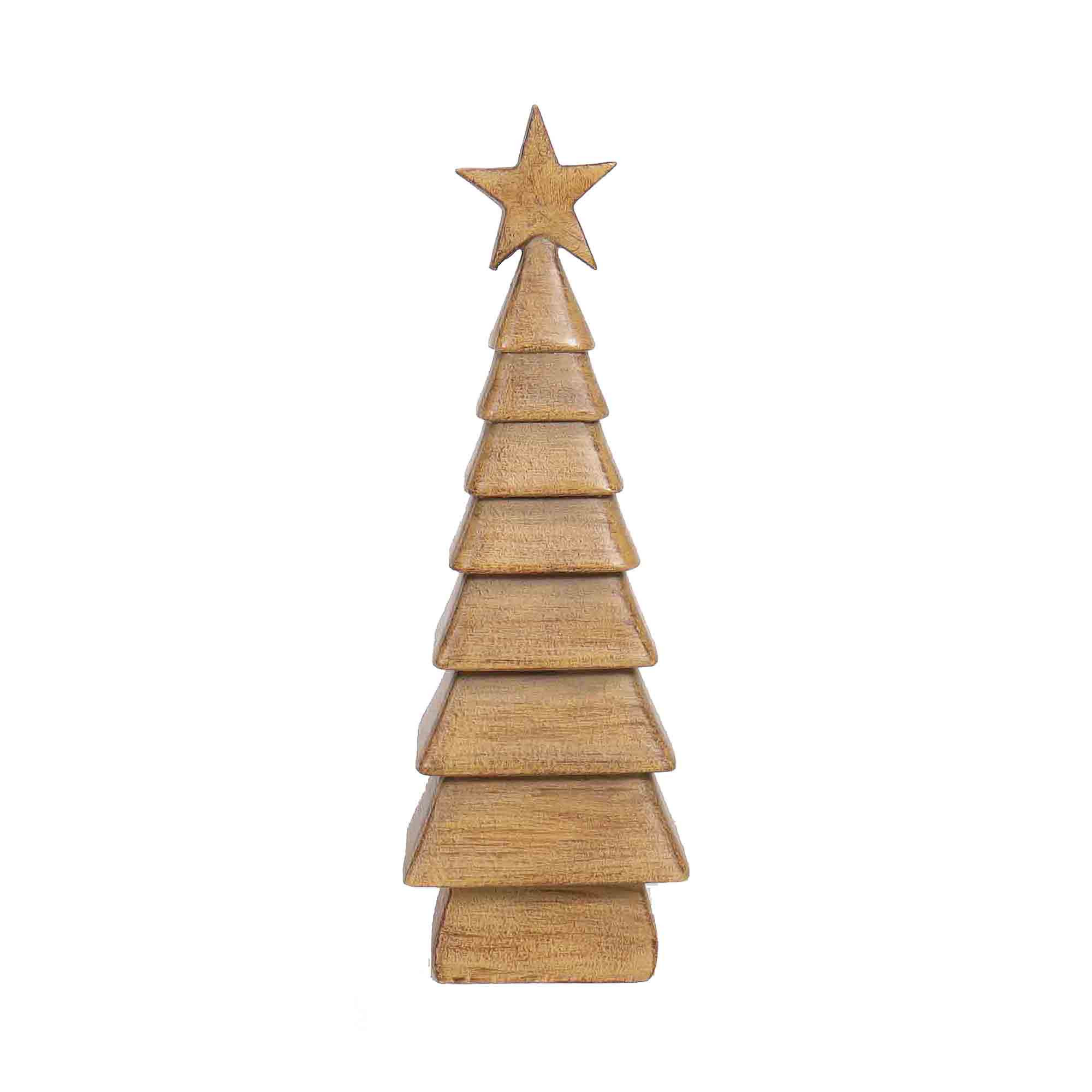Large Brown Tier Tree Christmas Tabletop Decor, 9.5 in, by Holiday Time | Walmart (US)