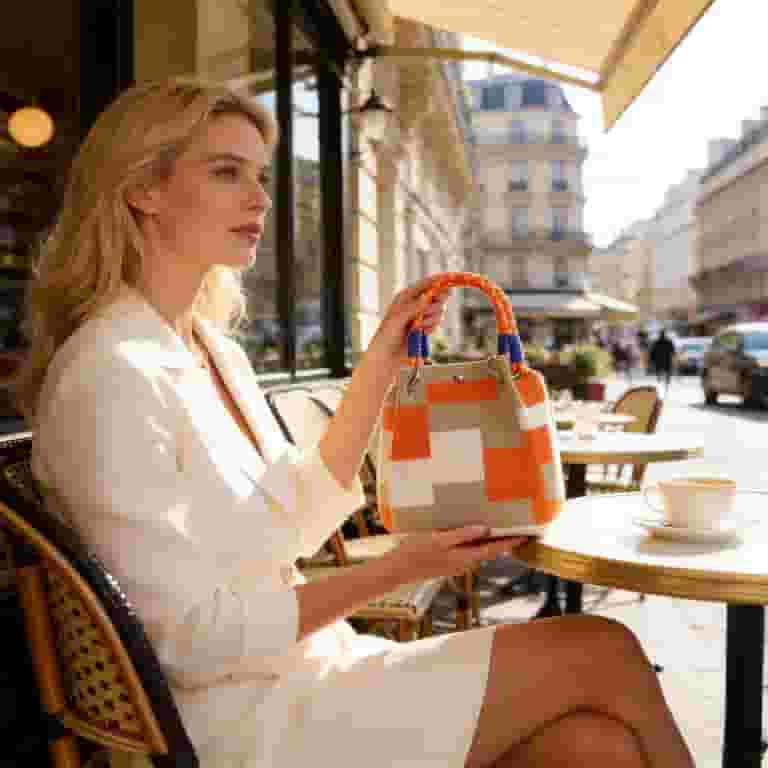 C Lightweight Knitted Tote Bag With Magnetic Buckle For Daily Commuting Small Item Storage Handba... | Walmart (US)