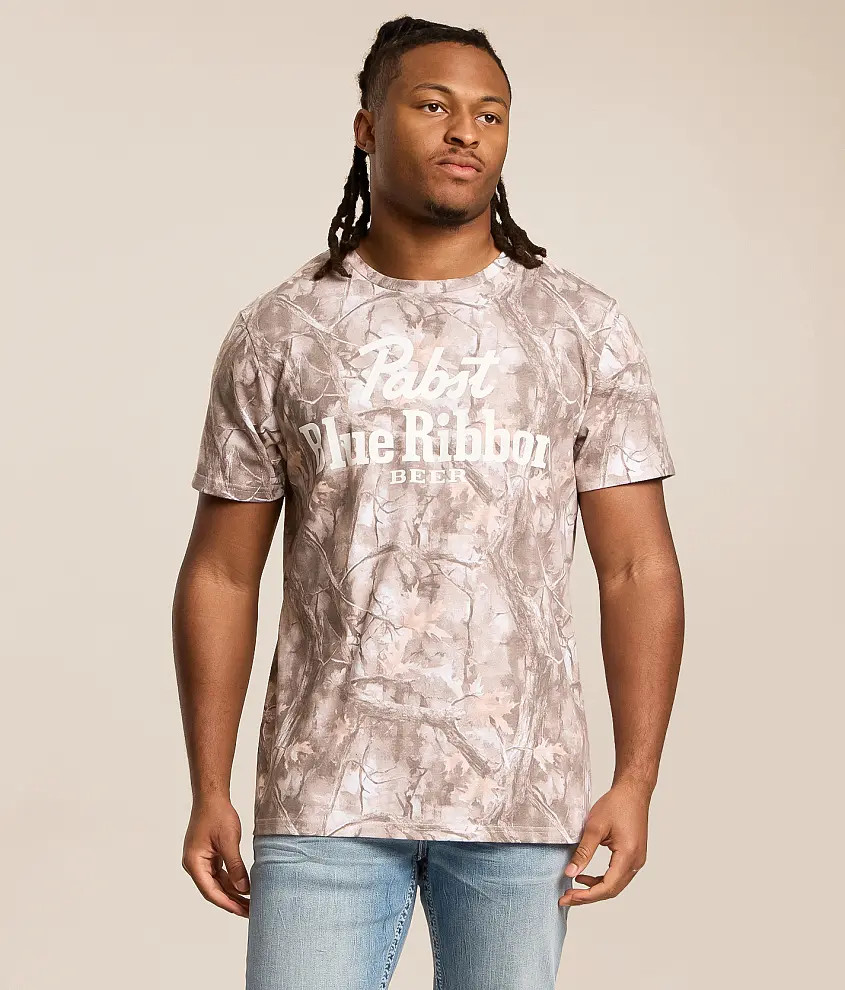 Pabst Blue Ribbon Camo T-Shirt | Buckle