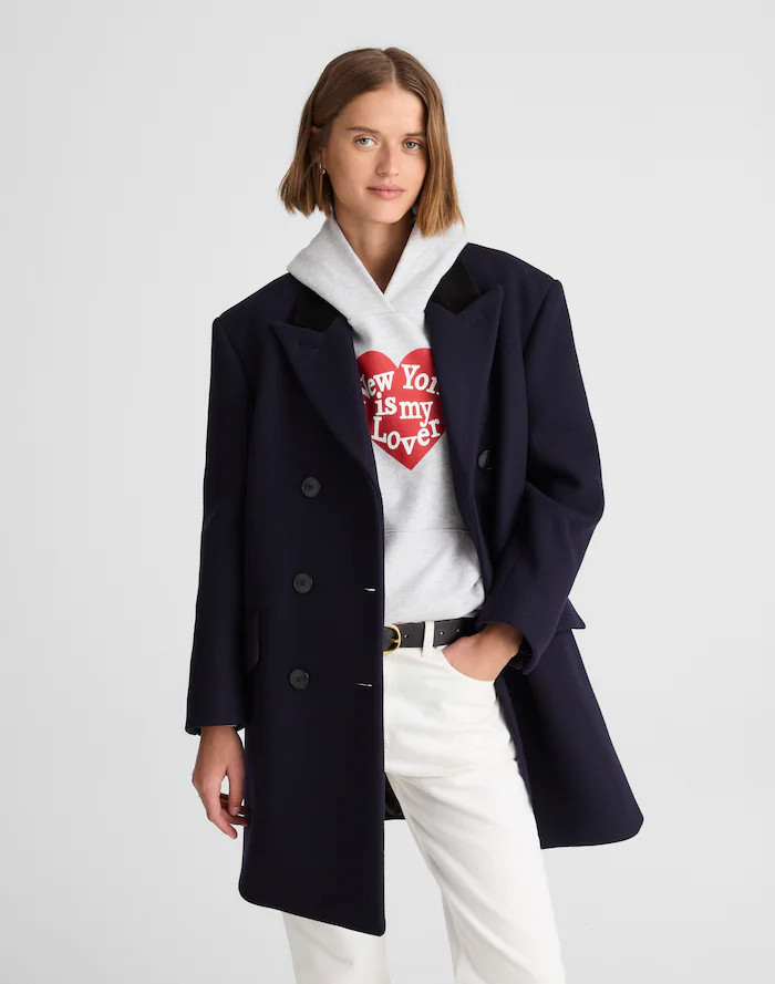 Alexa Chung for Madewell Leni Peacoat | Madewell