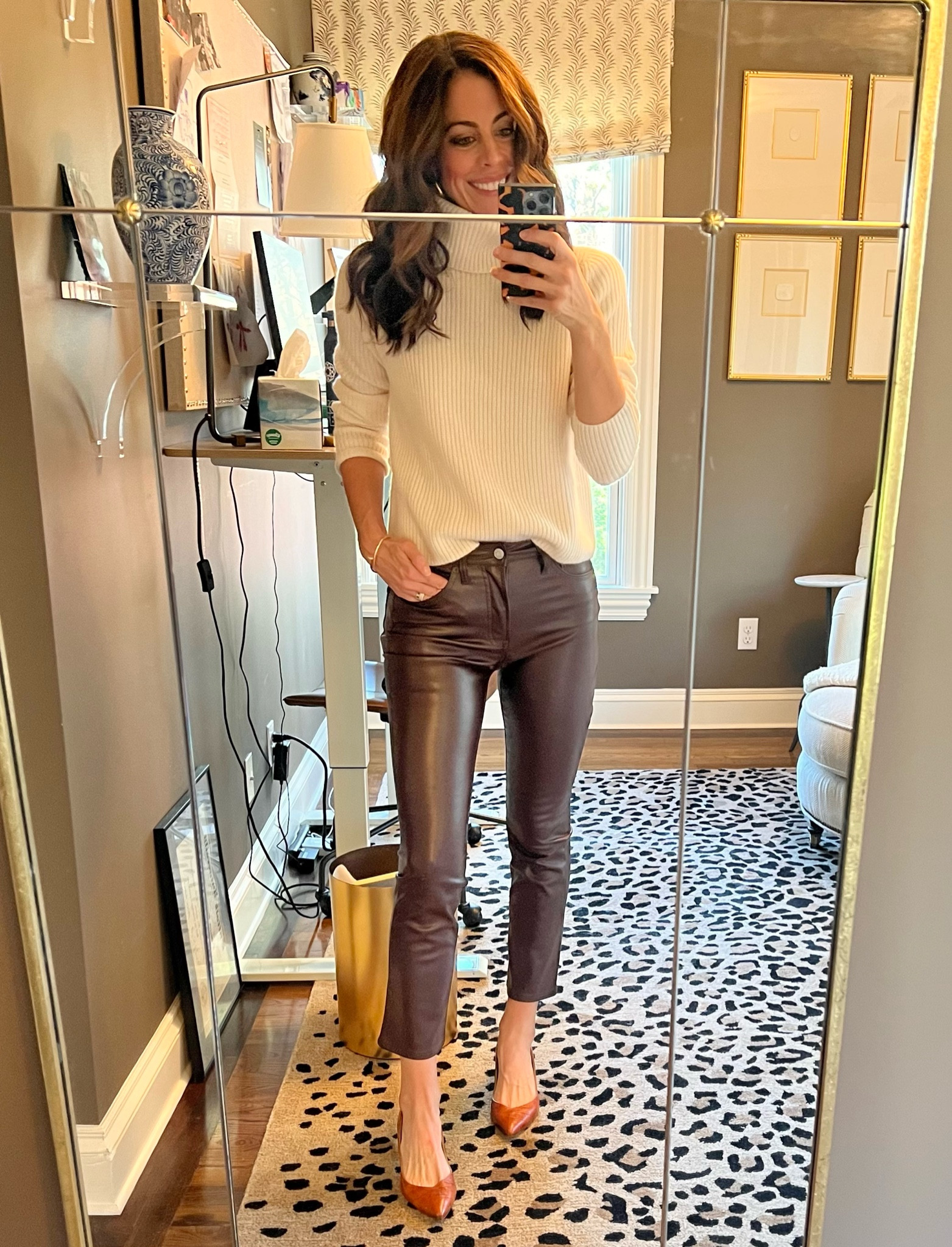 Turkey Day look- sweater, fave faux leather pants and RUG all on sale! 

#LTKSeasonal #LTKunder100 #LTKHoliday