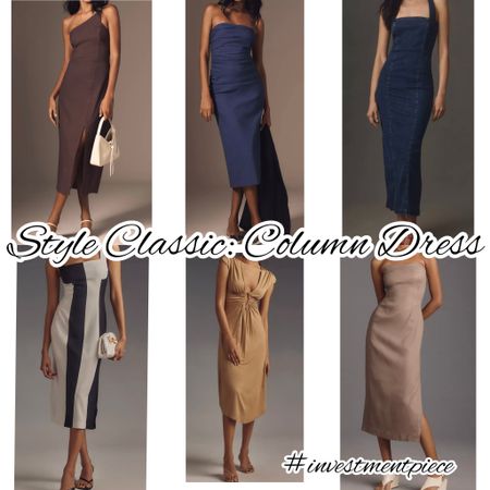A style classic that’s a must in every closet? A column dress! The styling options are endless and they will last you for years!! #investmentpiece 

#LTKSeasonal #LTKstyletip #LTKSpringSale