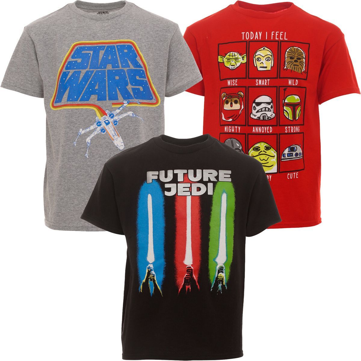 Star Wars The Mandalorian C-3PO Chewbacca Stormtrooper 3 Pack T-Shirts Toddler | Target