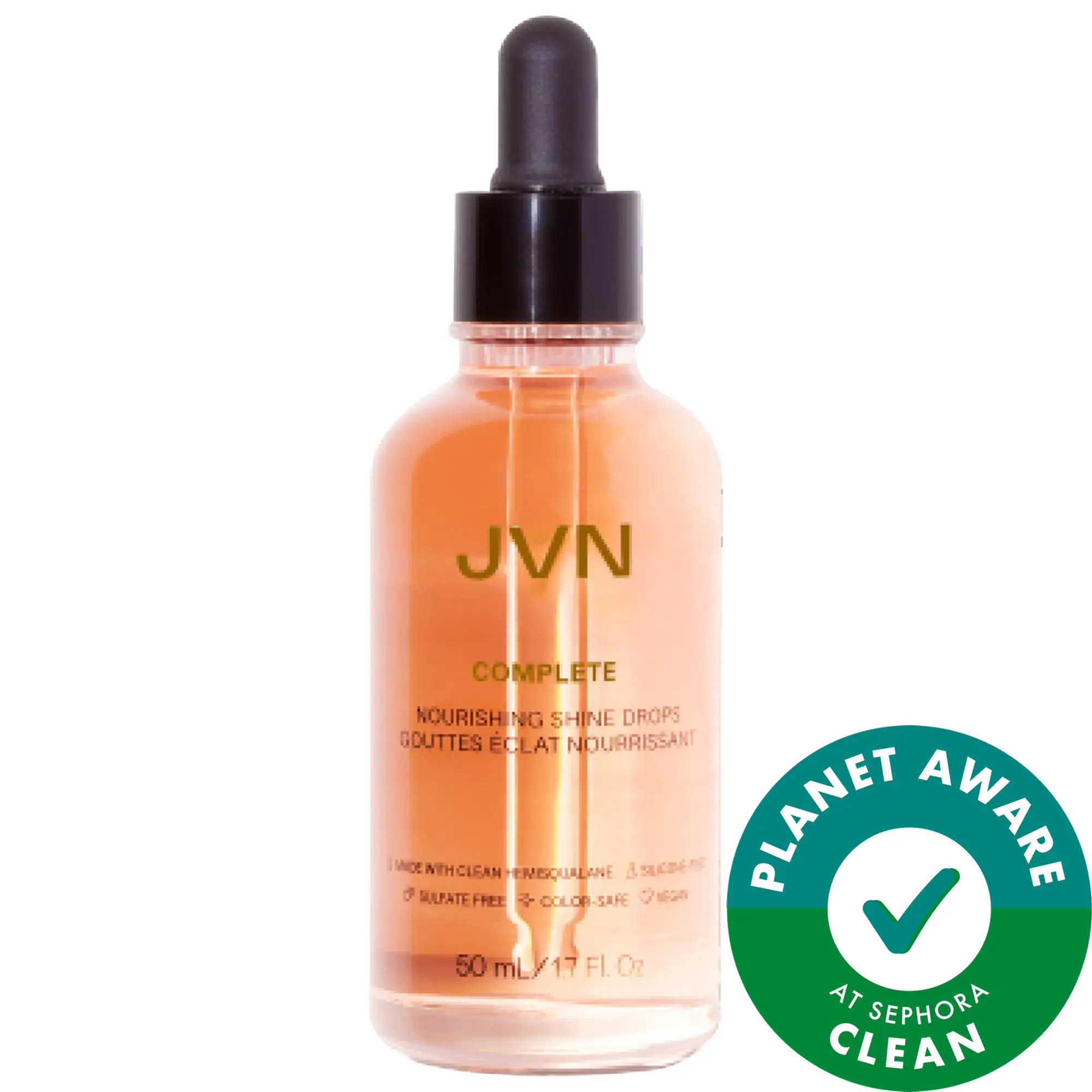 JVN Complete Nourishing Hair Oil Shine Drops 1.7 oz/ 50 mL | Sephora (US)