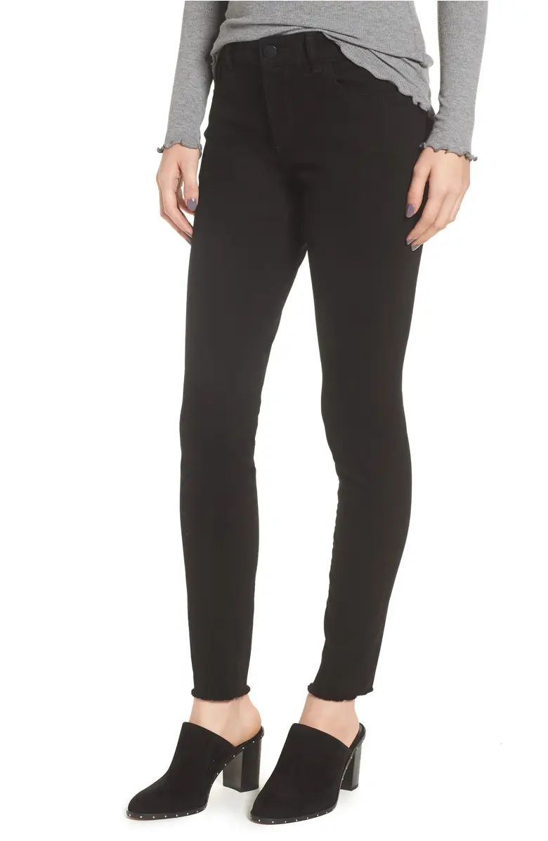 DL1961 Margaux Raw Hem Skinny Jeans (Wexler) | Nordstrom