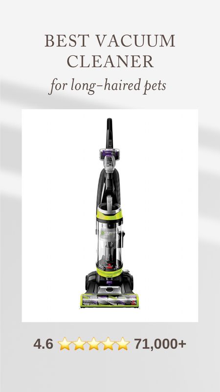 Best vacuum cleaner for long haired pets!