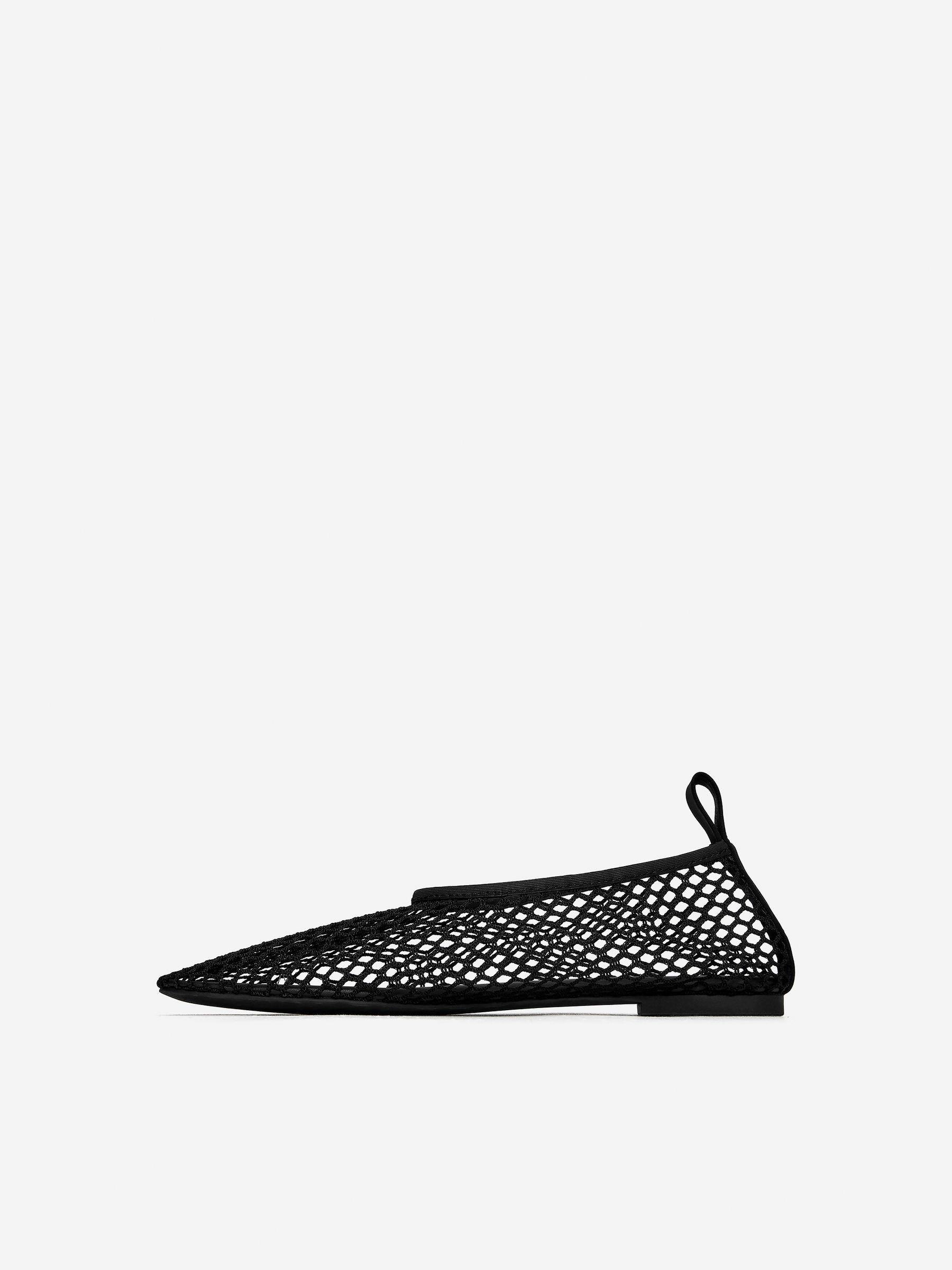 Fishnet Ballet Flat – Black – Women – ARKET GB | Arket UK