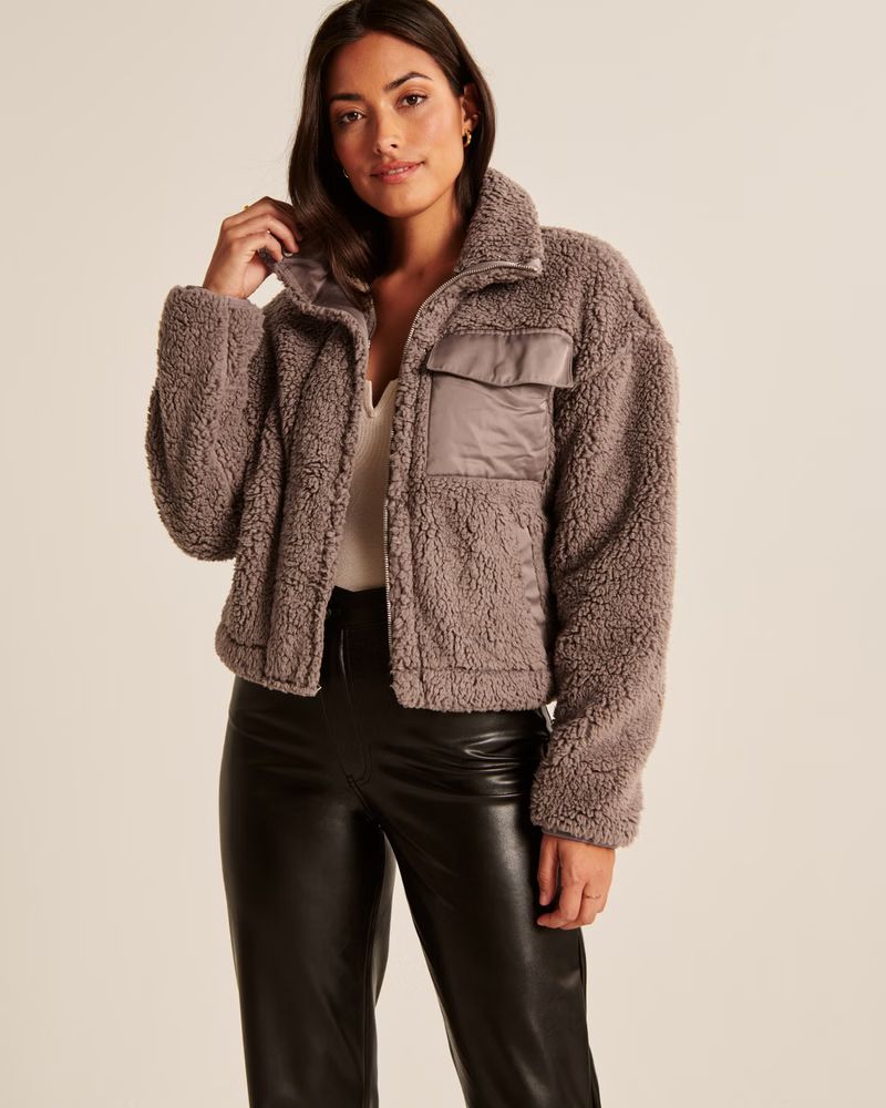 Women's Winter Resort Jacket | Women's 30% Off Almost All Sweaters & Fleece | Abercrombie.com | Abercrombie & Fitch (US)
