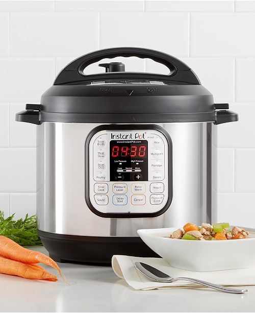 Instant Pot DUO60  7-in-1 Programmable Pressure Cooker 6-Qt. & Reviews - Small Appliances - Kitch... | Macys (US)