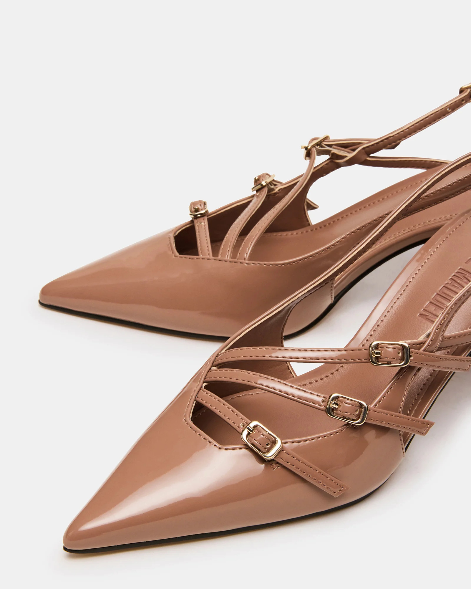 LIANA Mocha Women's Slingback Pointed-Toe Low Heel | Steve Madden (US)