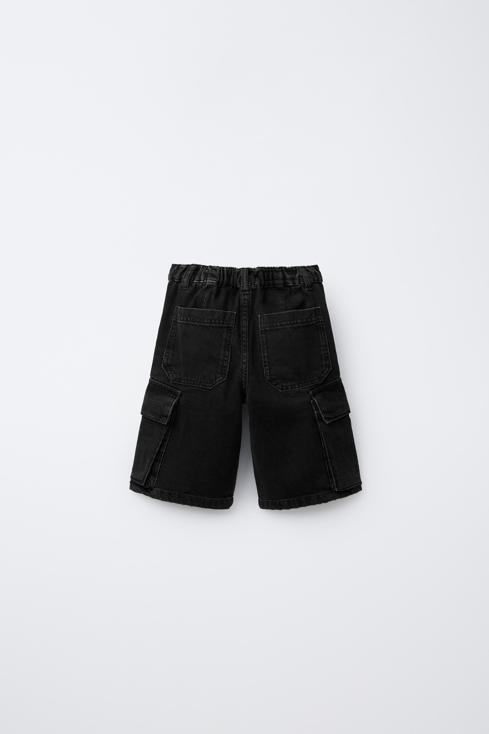 MULTI-CARGO DENIM SHORTS | Zara US