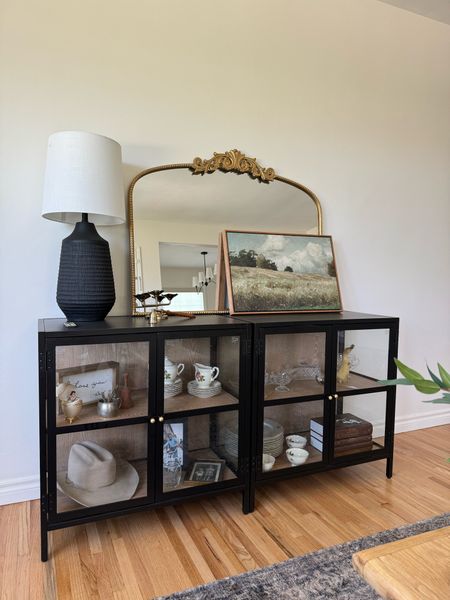 Formal sitting room cabinets styled & decorated 

#LTKhome
