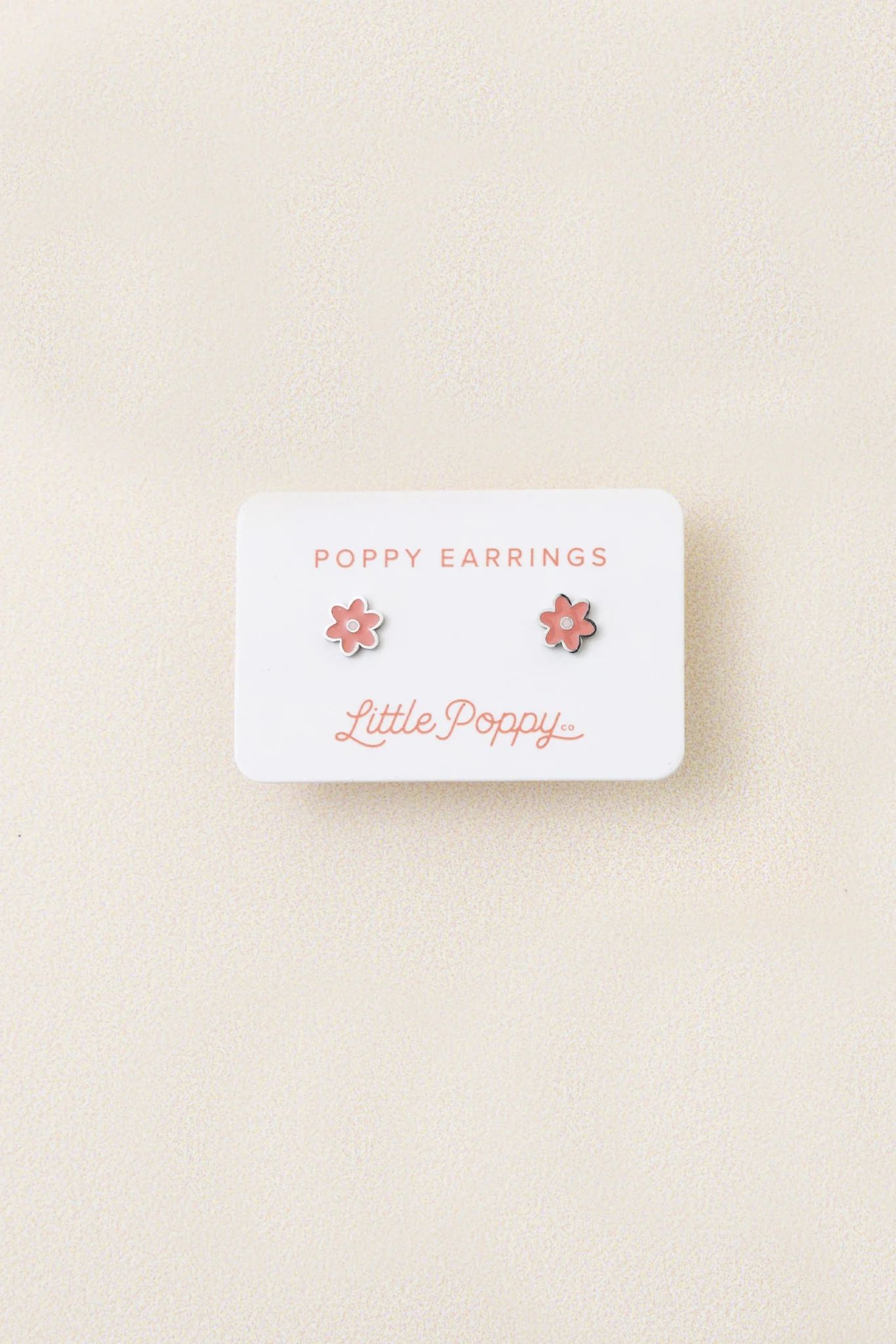 Pink Flower Earrings | Little Poppy Co