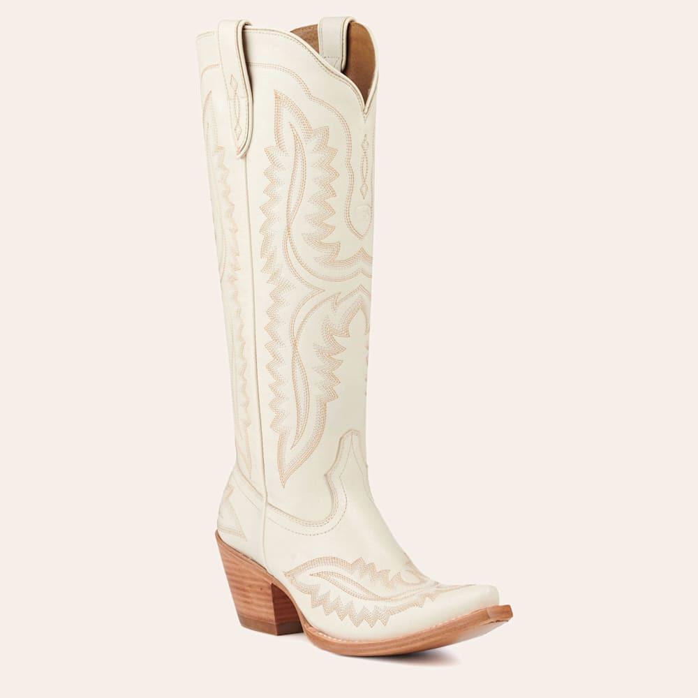 Ariat Women's Casanova Blanco White Snip Toe Tall Cowboy Boots | Cavender's