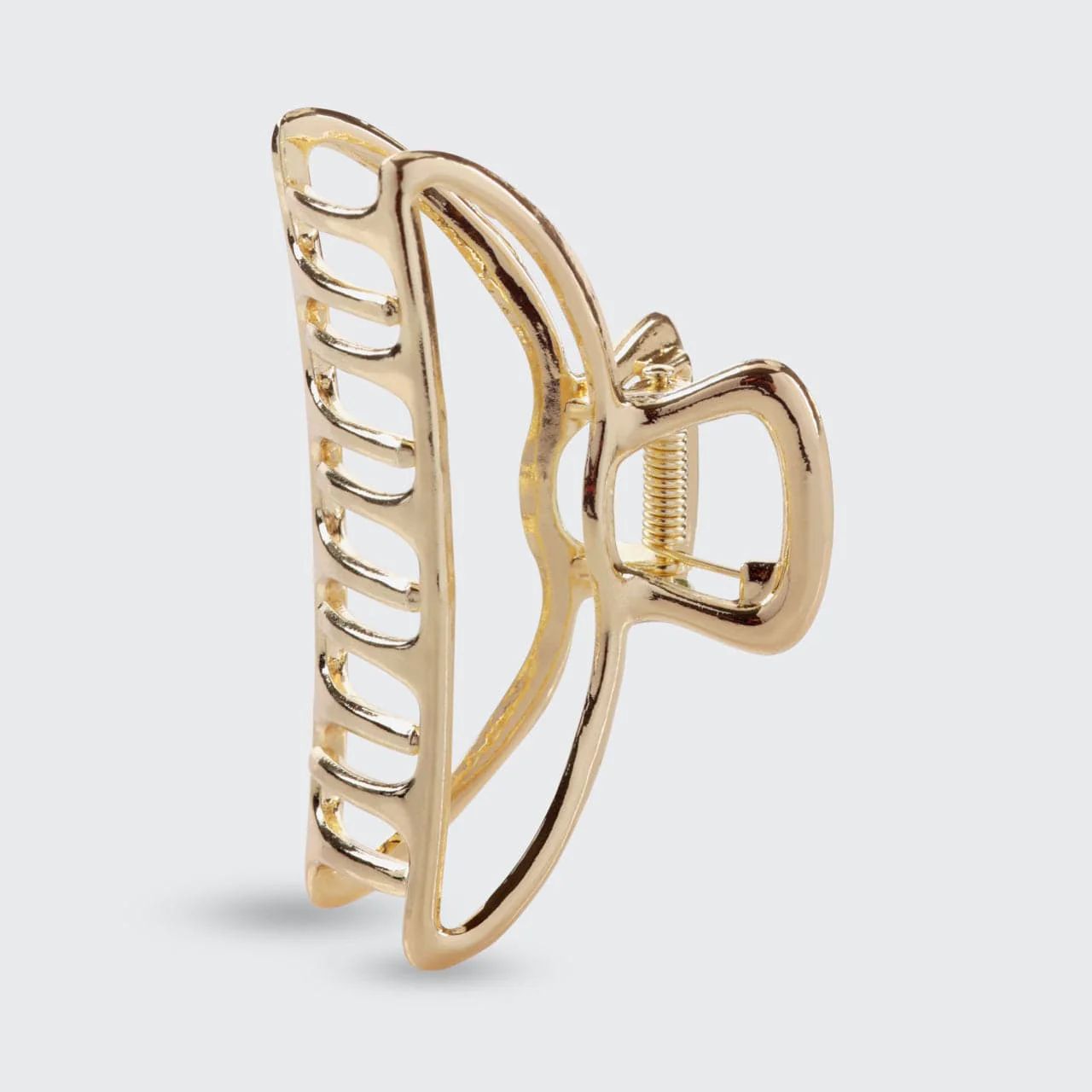 Open Shape Claw Clip - Gold | Kitsch