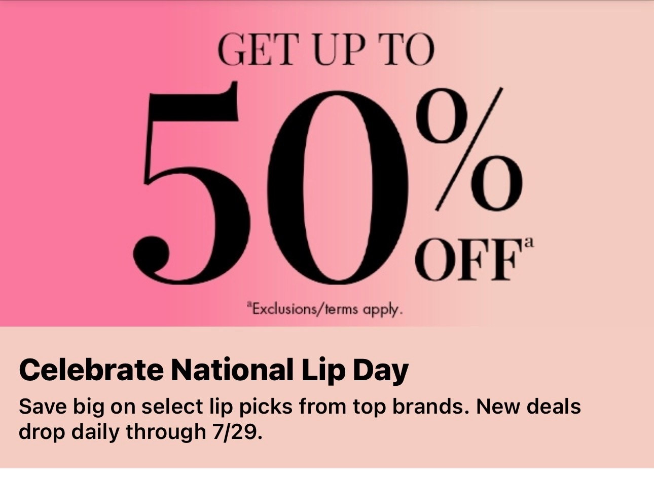 Everyday lippys on sale!