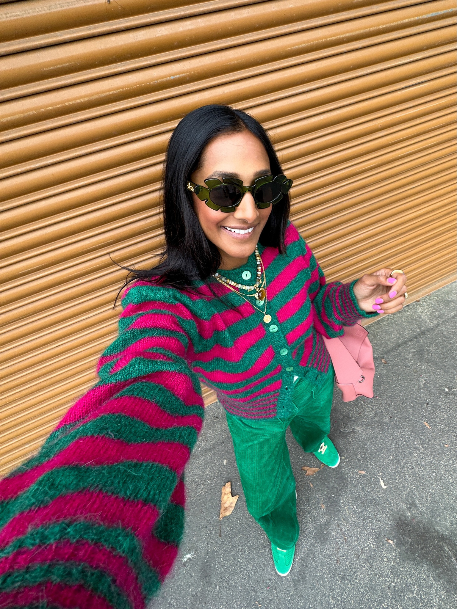 Pink and green should always be seen but also #sweaterweather 

#LTKSeasonal #LTKHoliday
