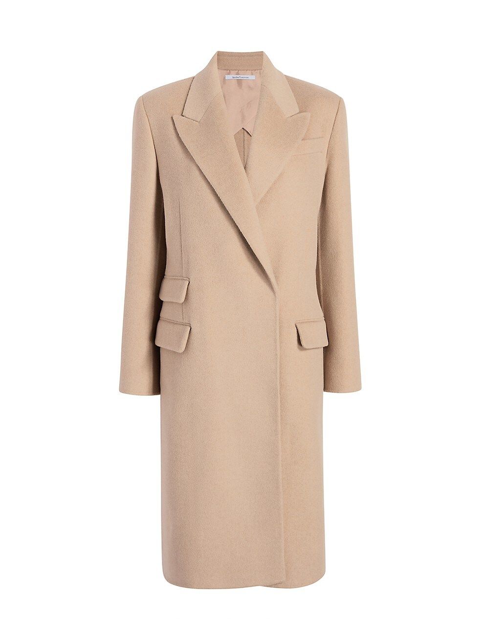Another Tomorrow Double-Faced Wool Tailored Coat | Saks Fifth Avenue