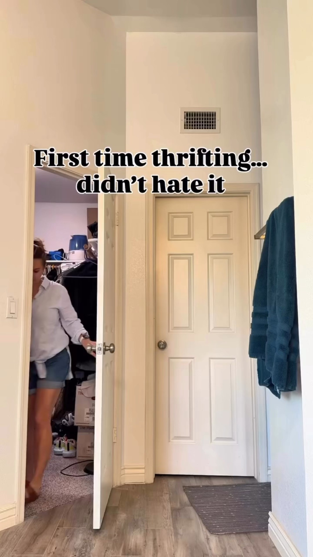 Thrifted outfit and I’ve got my usual Time and Tru sandals on.
First time shopping Goodwill — didn’t expect this. Calvin Klein Shorts and Tahari linen shirt! What?! 

#LTKmomlife #LTKOver40 #LTKdayinmylife