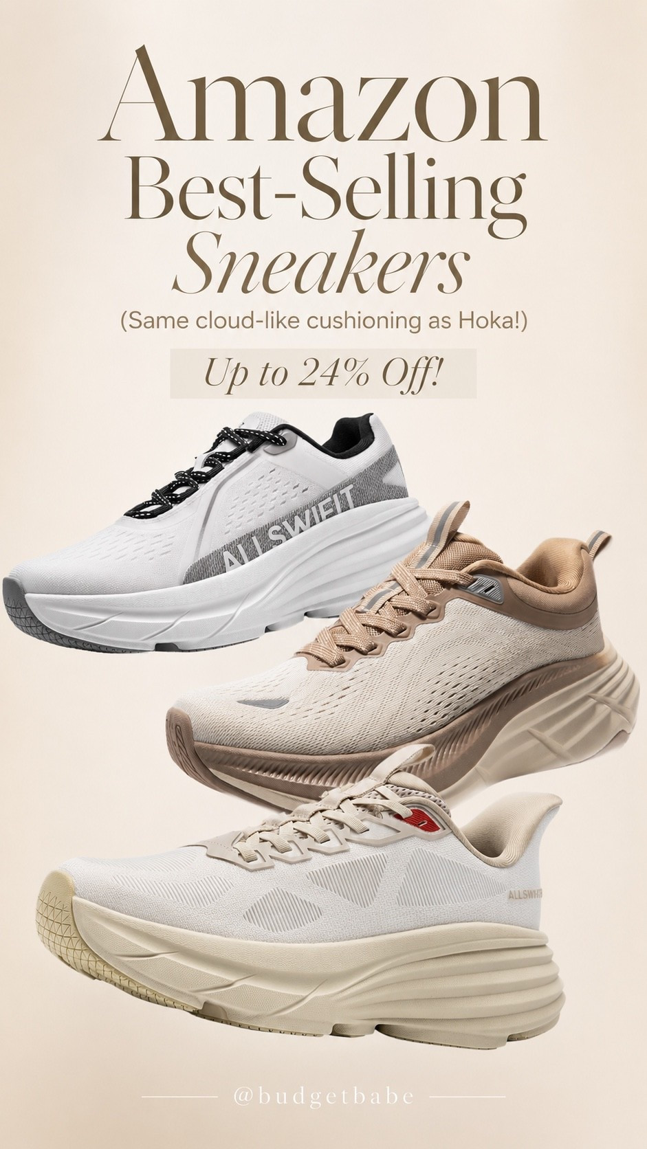Influencer favorite Amazon sneakers now an additional percentage off with codes: top pair (white) code 05N8AS20 // middle pair code 05N8AS20 // bottom pair code 05N8AS20 (valid until 6/21/26 or while supplies last) #amazondeals

#LTKSaleAlert